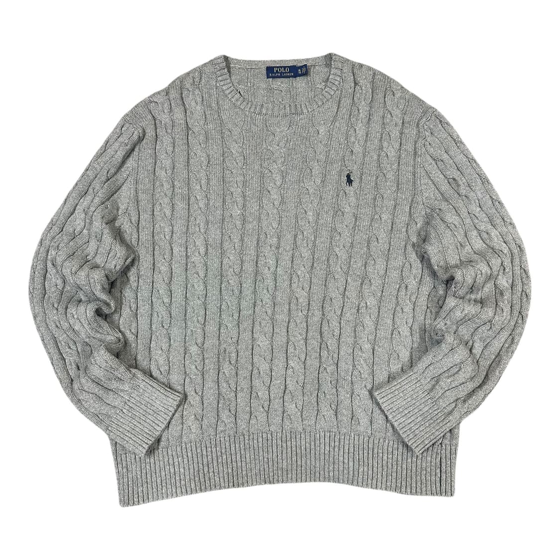 ✨ (바배) 폴로 랄프로렌 그레이 꽈배기 니트  상품이미지1
