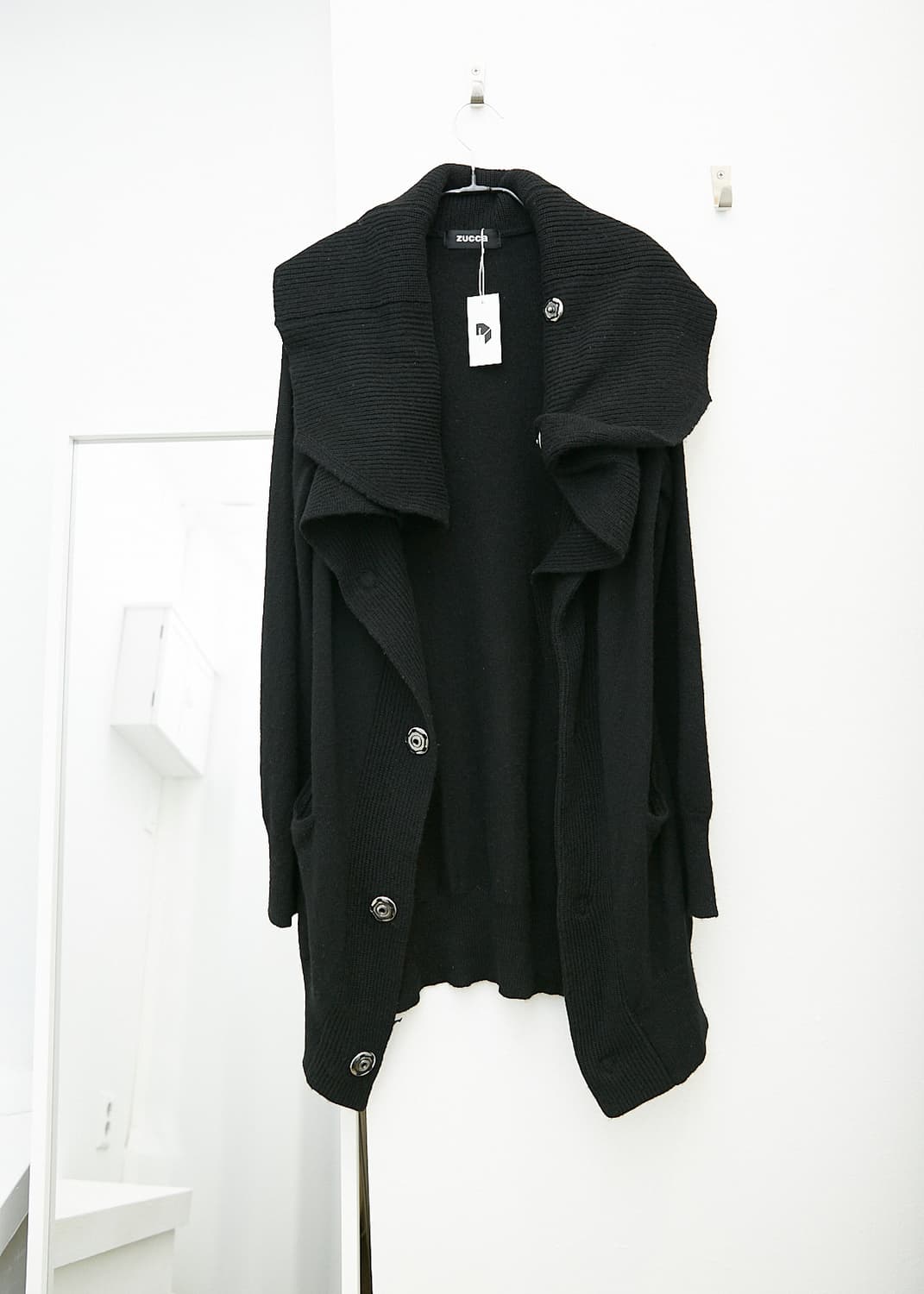 High Neck Ribbed Cardigan 상품이미지5