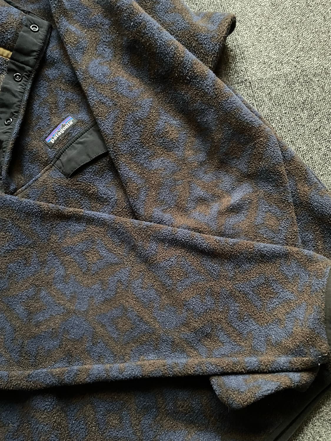 파타고니아 신칠라 필드 지오 M 네이비 브라운 상품이미지7