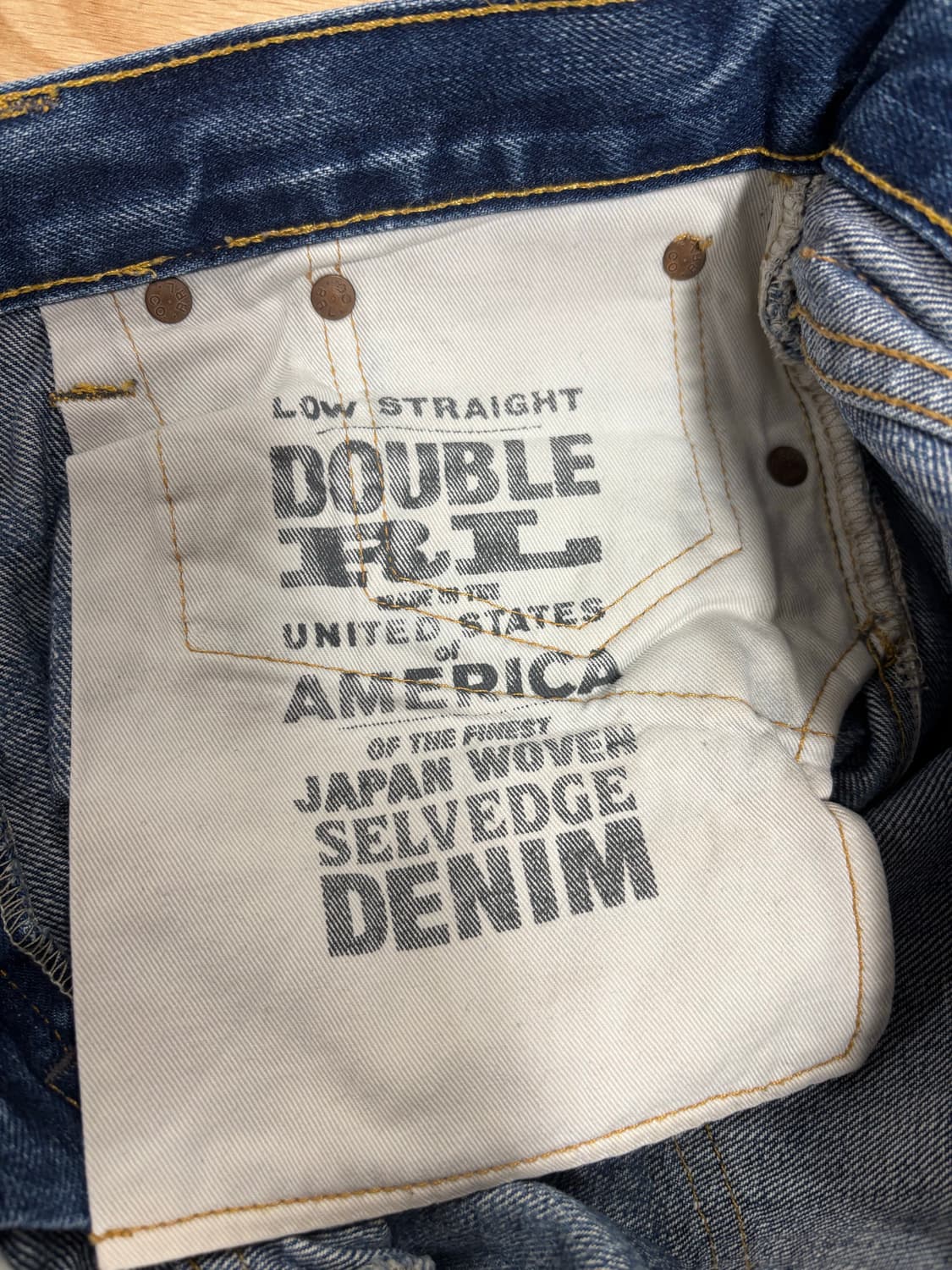 [30X30] RRL 로우 스트레이트진 스프링크릭2 상품이미지6