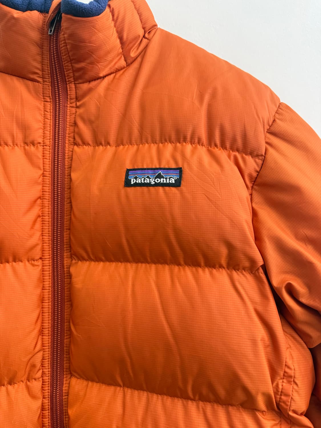 파타고니아 오렌지 구스다운 숏패딩 점퍼 상품이미지7