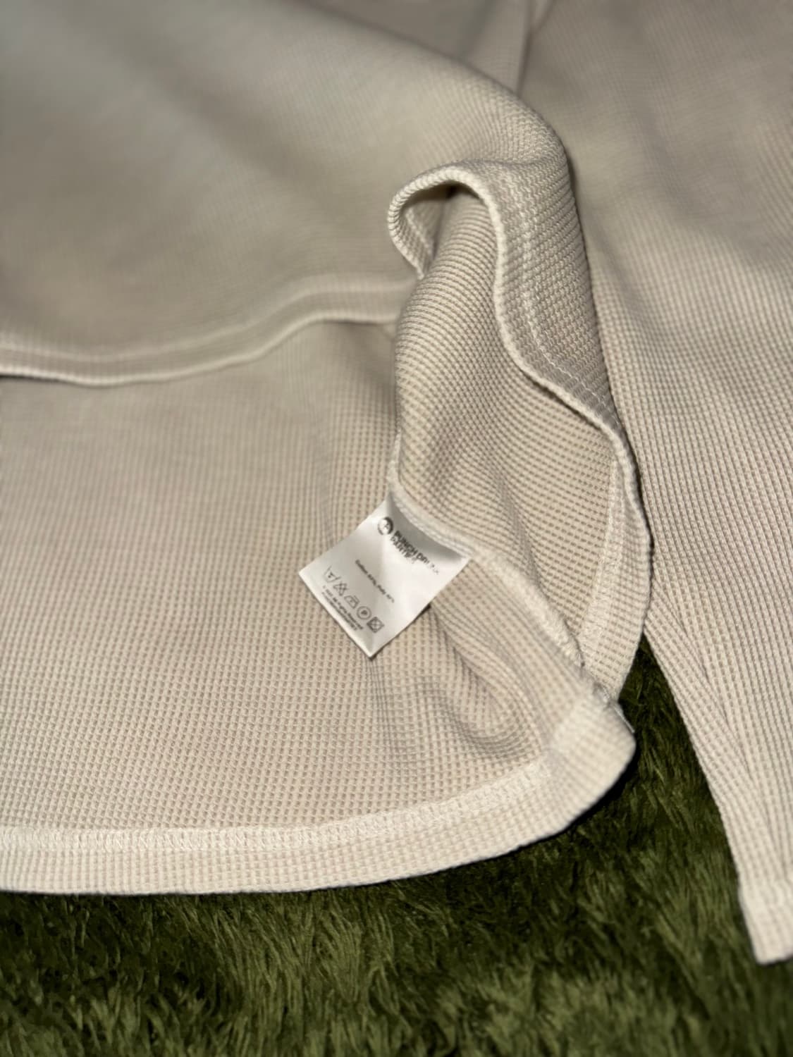 [1] 펀치드렁크파티즈 SHG 가먼트 다이 와플 니트 롱슬리브 상품이미지6