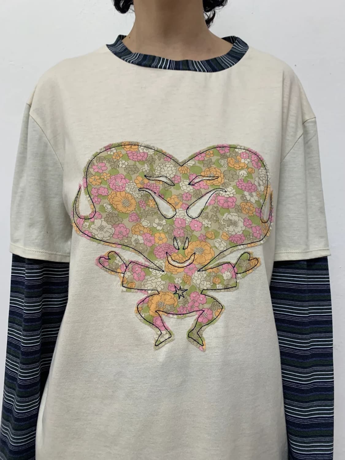 Garbage Core cuore double t-shirt 상품이미지3