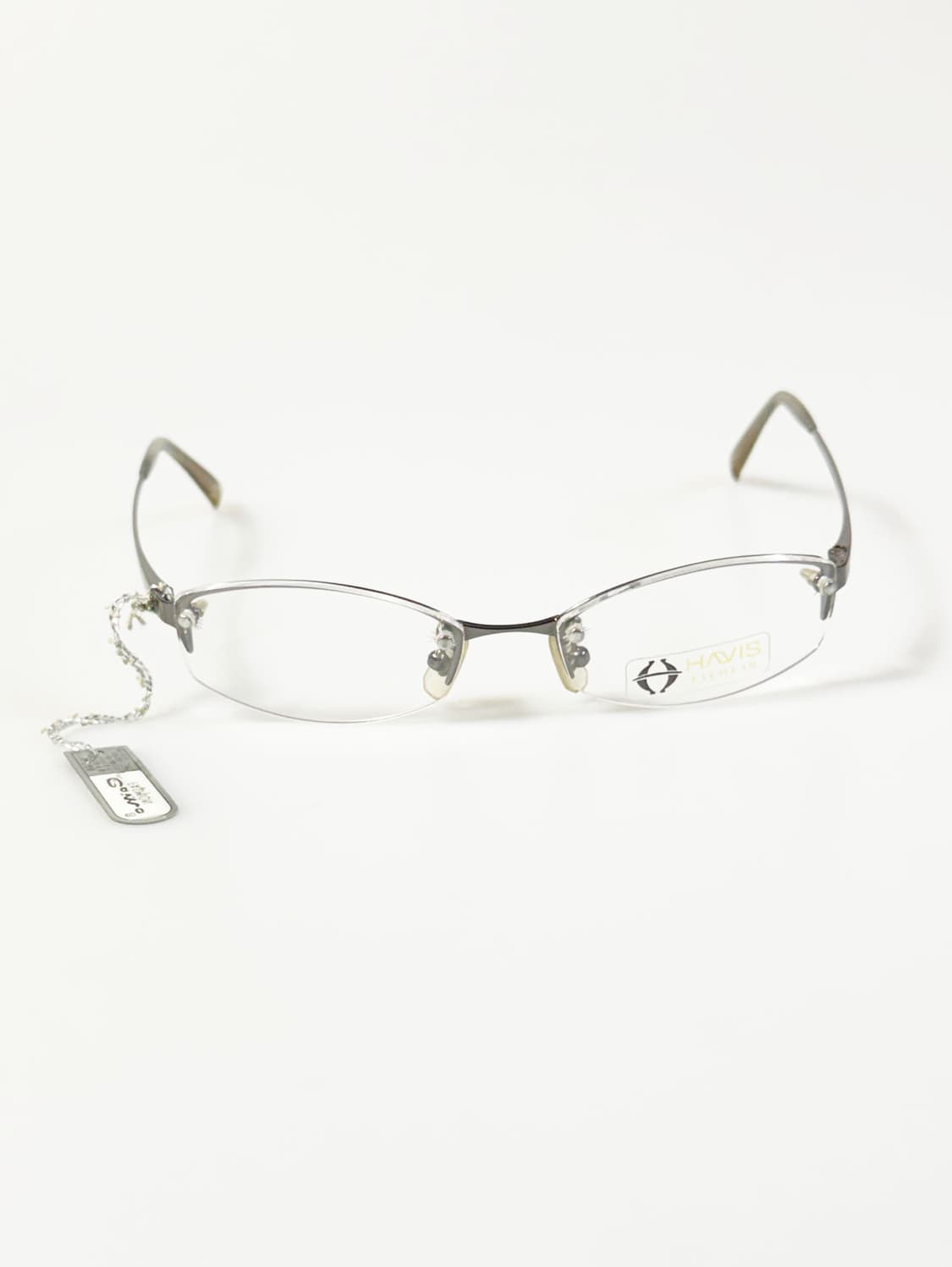 HAVIS 세미 림리스 스퀘어 메탈 프레임 빈티지 안경 상품이미지2