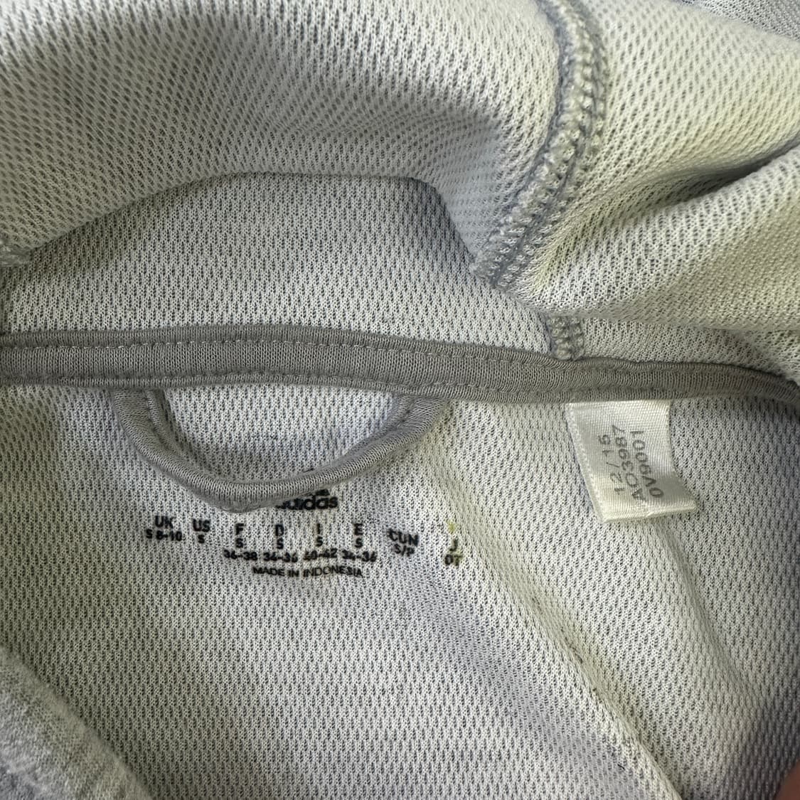 S 아디다스 후드 집업 조끼 0415D 상품이미지2