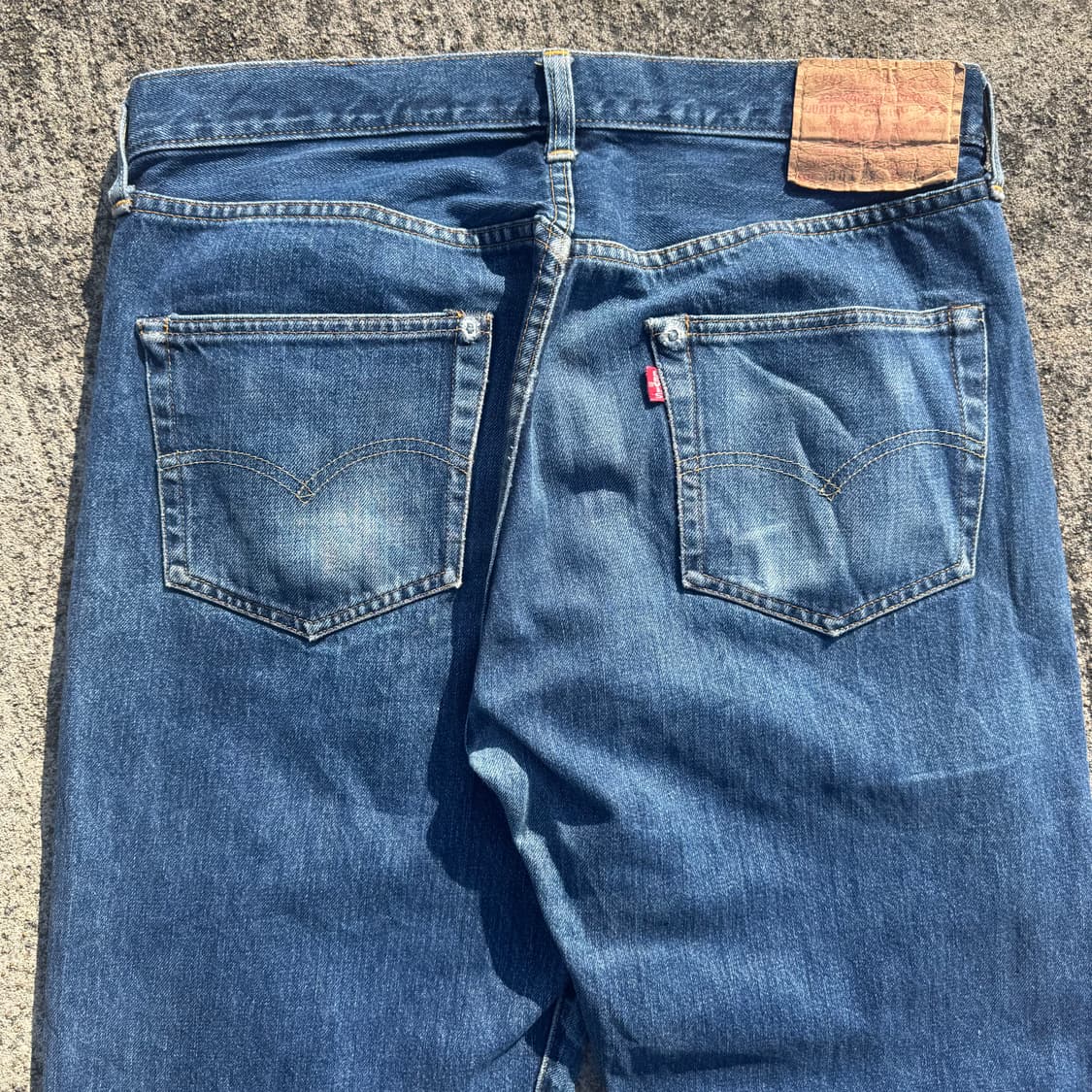 [33] 90s Levis 555리벳 55501 셀비지 데님 팬츠 상품이미지4