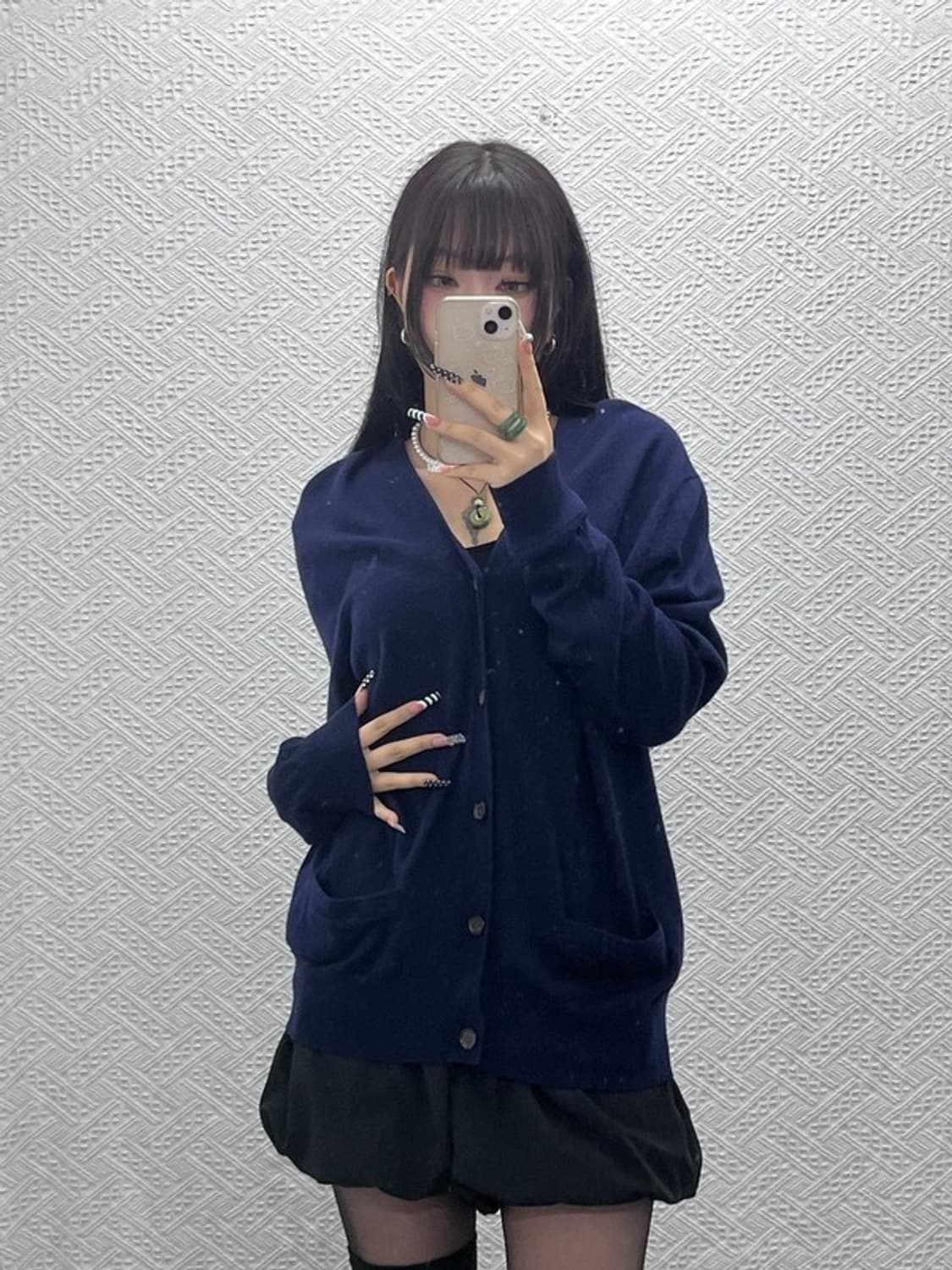 폴로 랄프로렌 빈티지 모던 캐주얼 여리핏 가디건 L C10593 상품이미지2