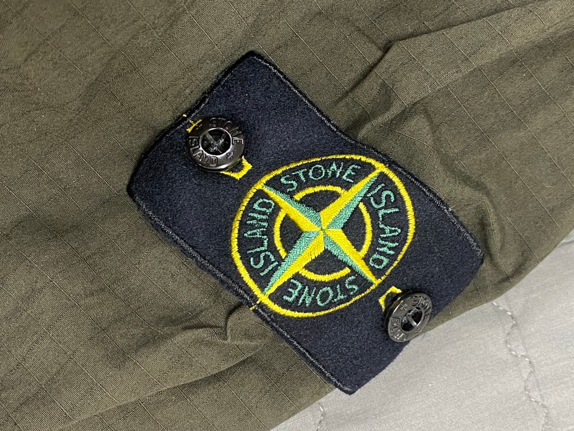 [XL] 25ss 스톤아일랜드 밀스펙 립스탑 오버셔츠 올리브 상품이미지2