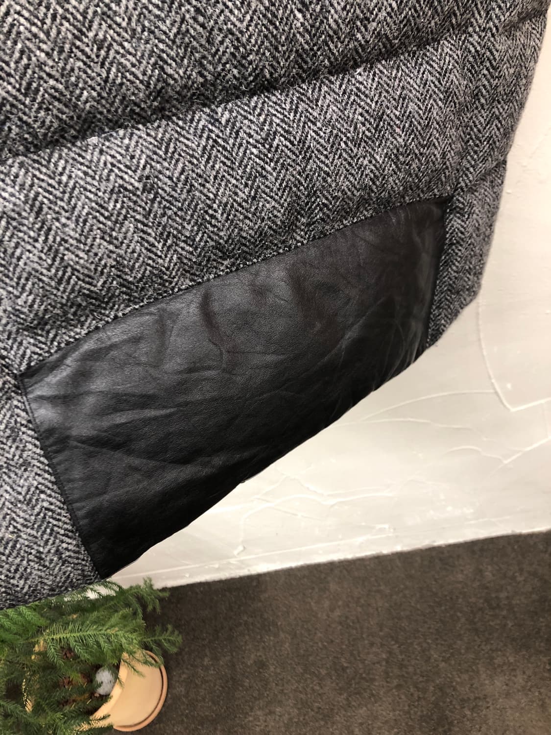 해리스 트위드 x com2ons code 패딩 베스트 상품이미지5