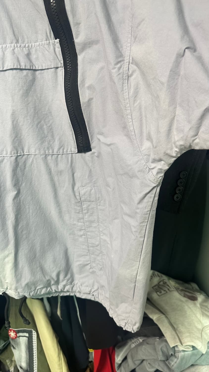 스톤아일랜드 아노락 바람막이 라이트그레이 M 정품 와펜 제외 상품이미지10