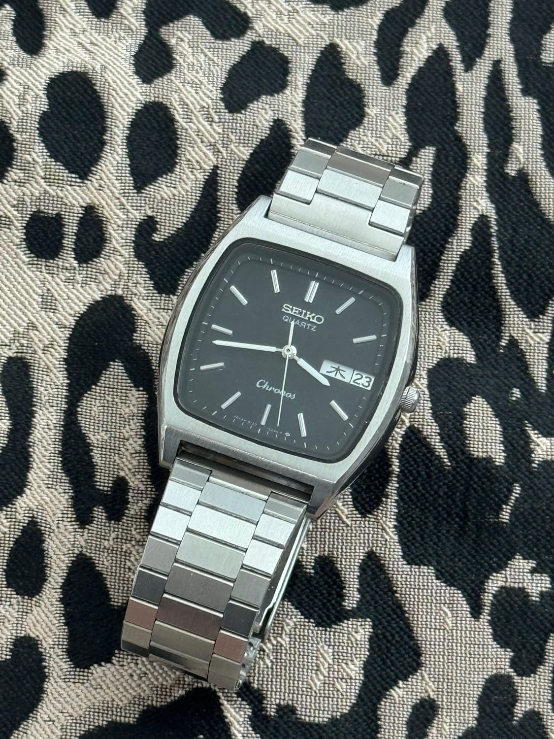 80s 빈티지 세이코 크로노스 쿼츠 상품이미지2