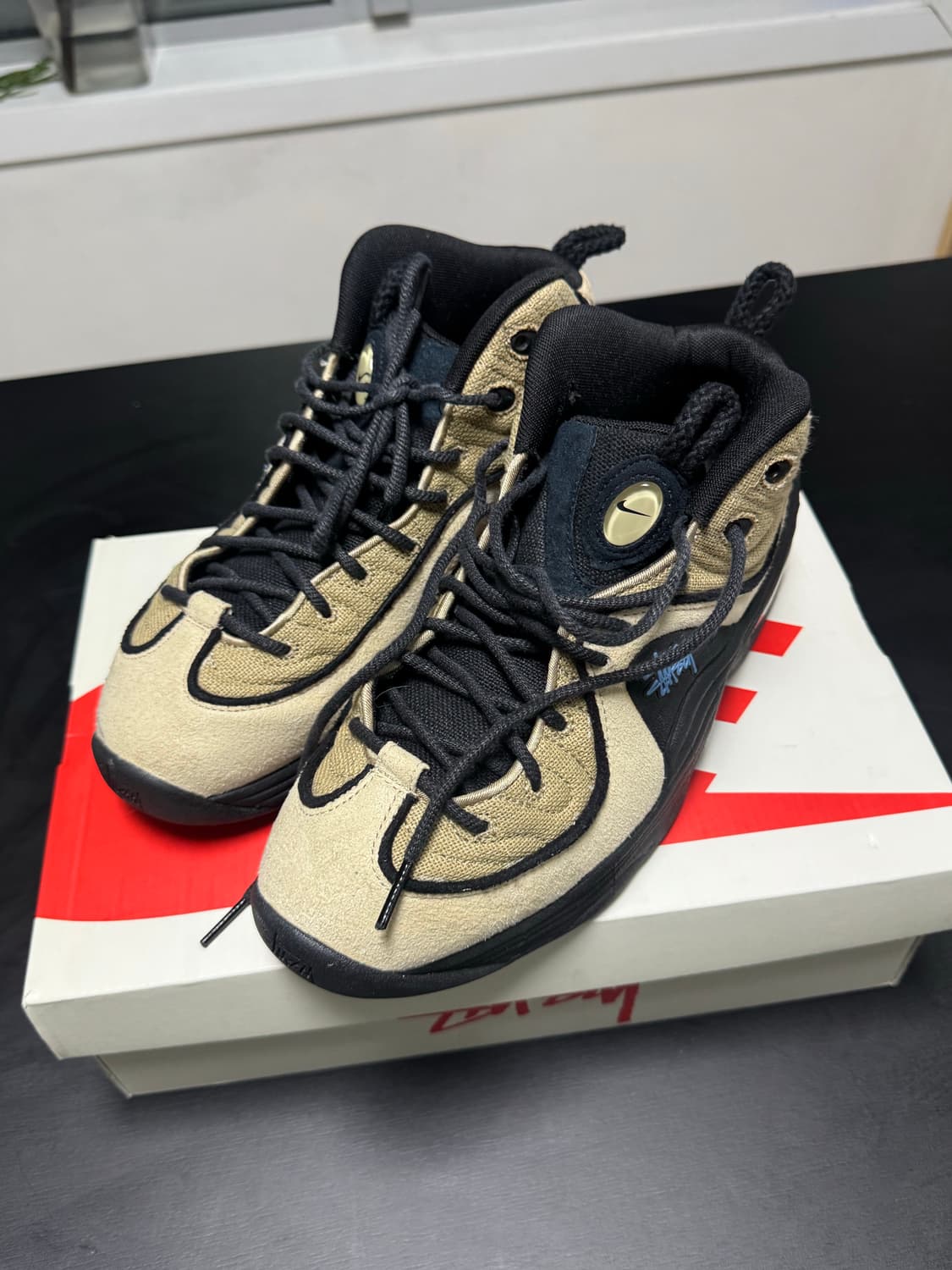 나이키 에어페니2 라탄 앤 라임스톤 상품이미지1