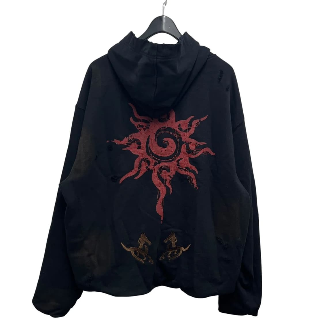 personsoul WHORSE PRINT & SUN TOTEM HOOD 상품이미지2