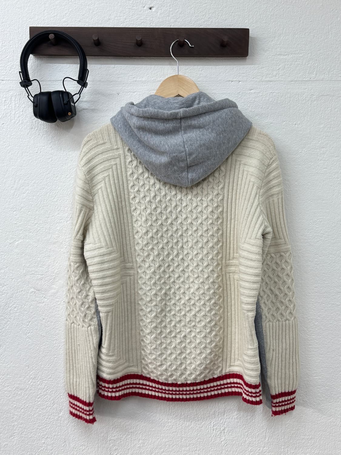 디젤 스웻 니트 후드집업(T1) 상품이미지2