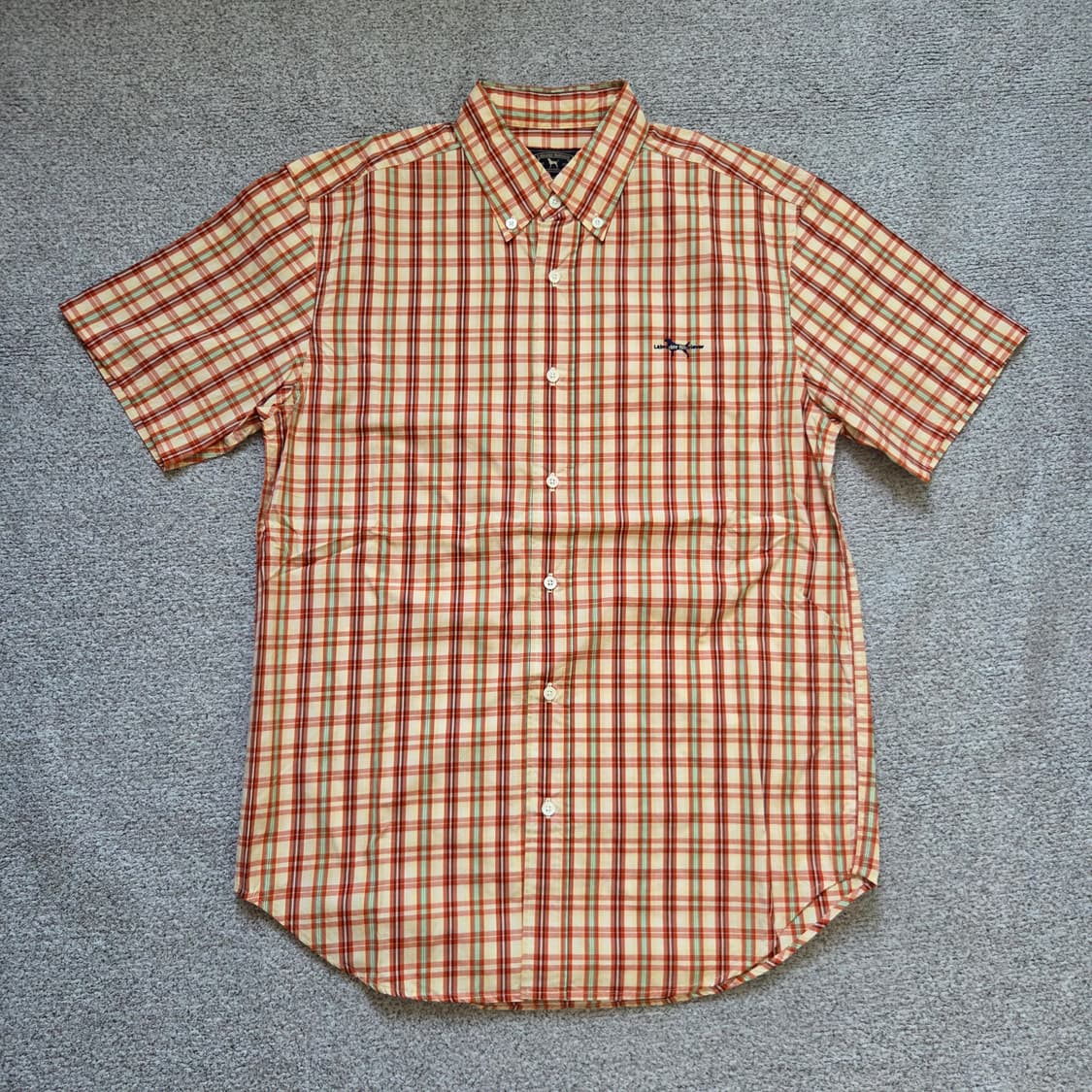 Labrador 반팔 체크 셔츠 L(100) 상품이미지1