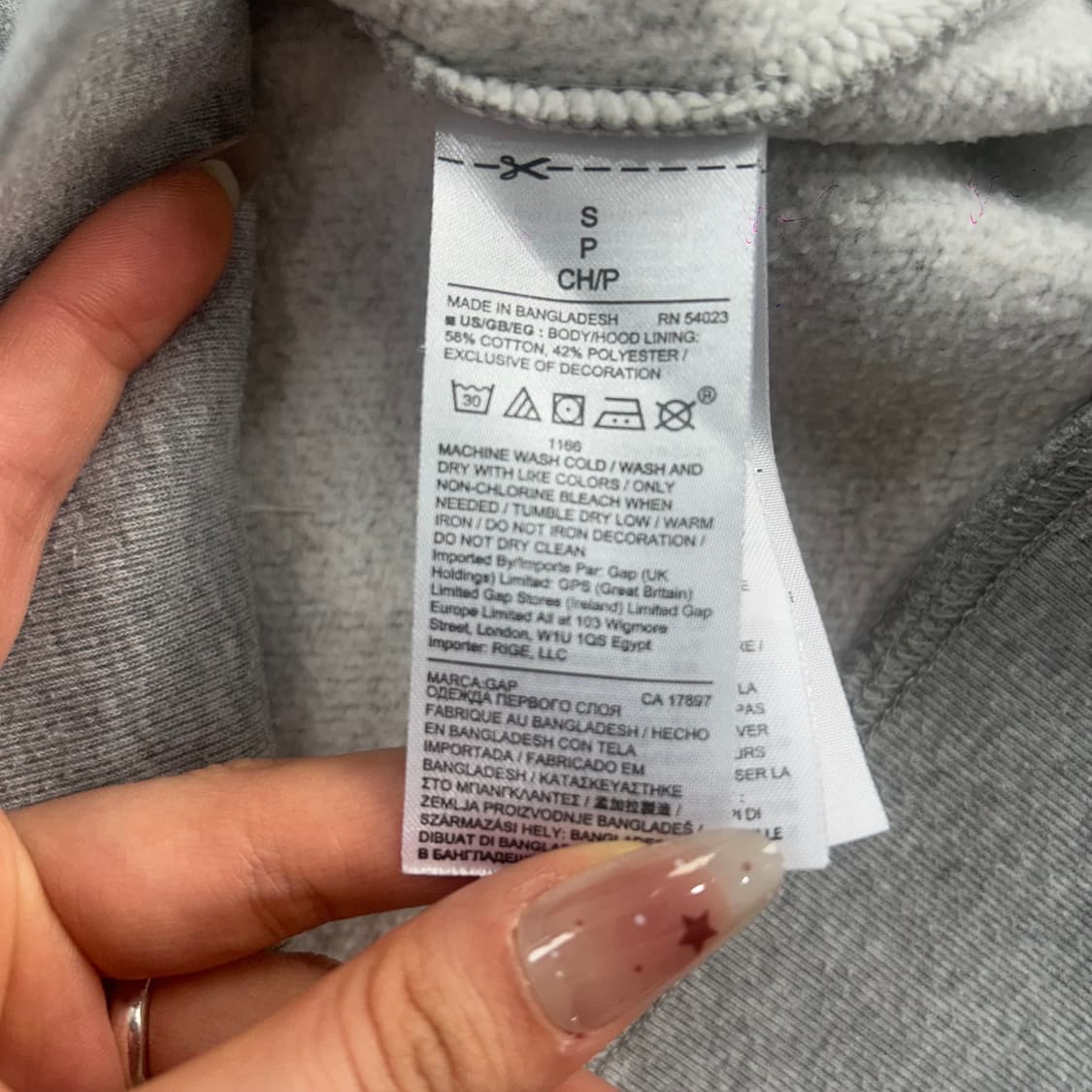 Gap 그레이 후드티 상품이미지6