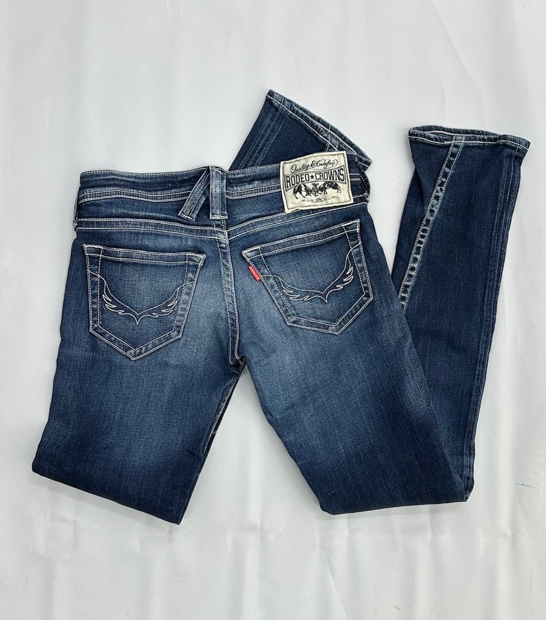 ⭐️RODEO CROWNS 워싱 세미 슬림 워싱 데님 팬츠⭐️빈티지 상품이미지6
