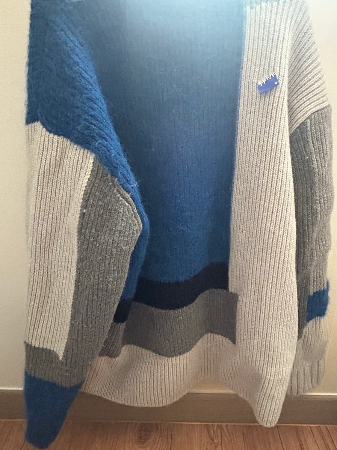 (L-XL)자라 x 아더에러 패치워크 오버사이즈 니트 스웨터 멀티컬러 상품이미지2