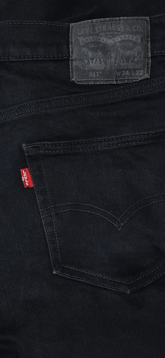 리바이스 511 블랙진 W34 L32 상품이미지6