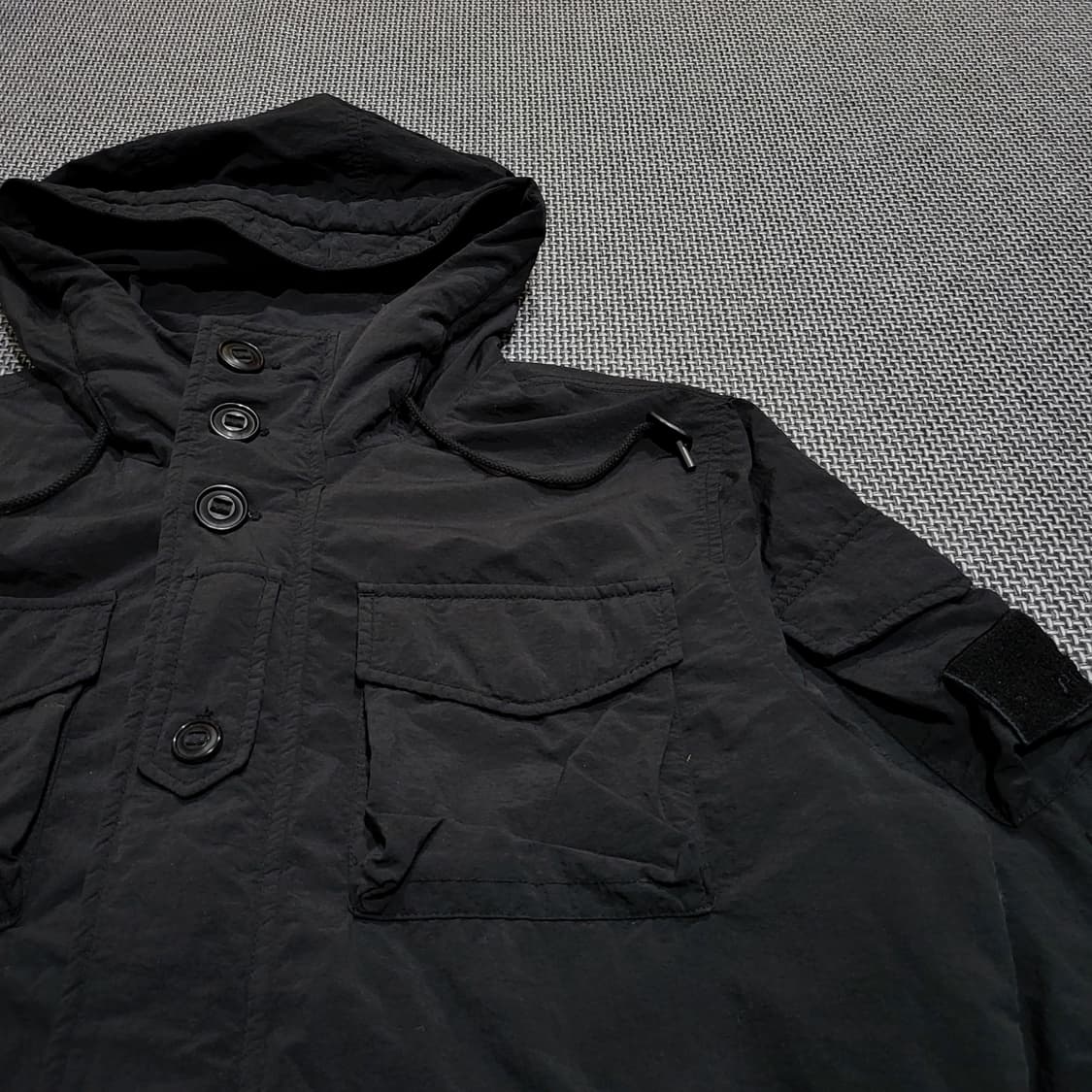 kinloch 킨록앤더슨 퍼프테크 유틸리티 후드 자켓 블랙 (100) 상품이미지4