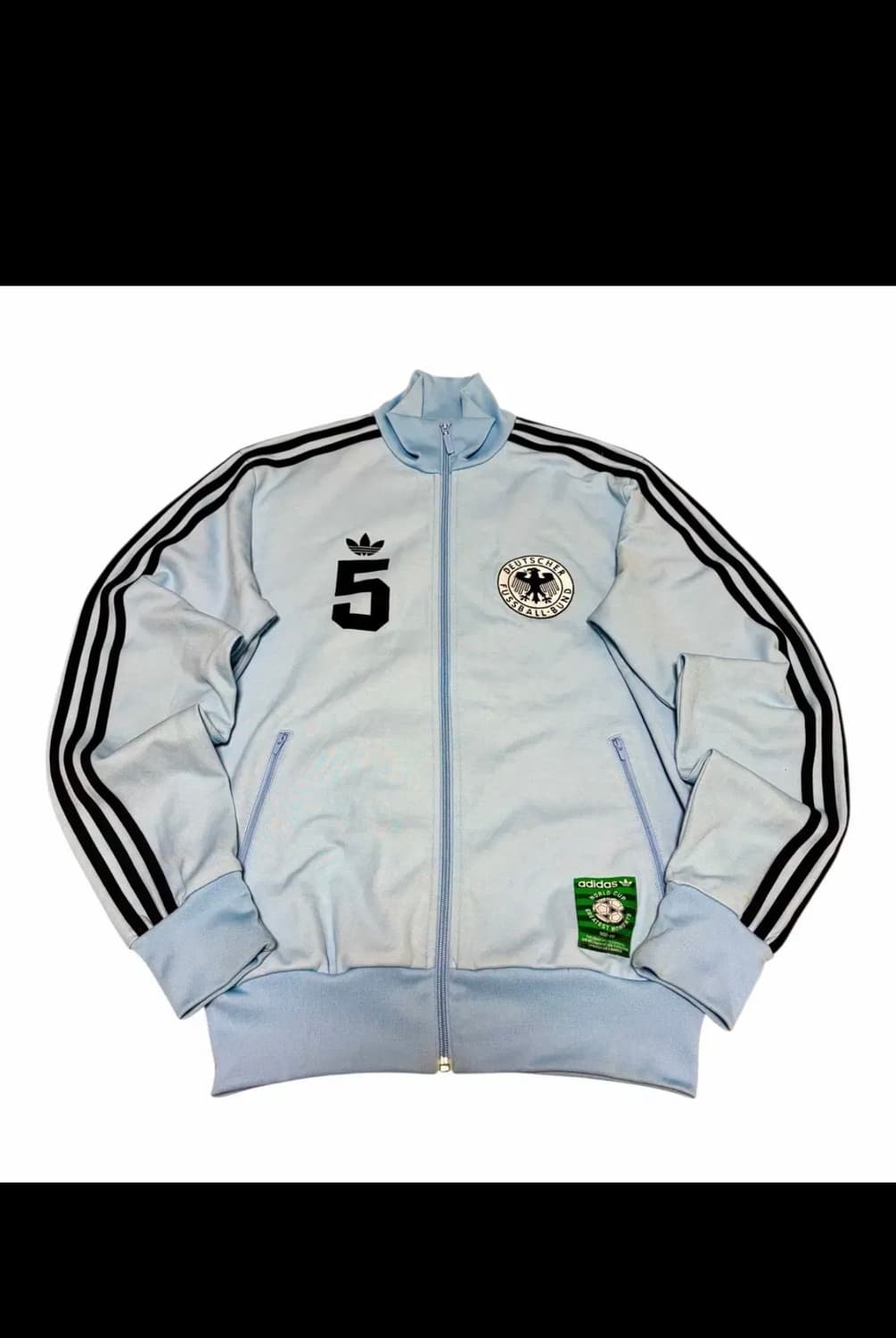 아디다스 소라색 베켄바우어 독일 트랙탑 져지 상품이미지1