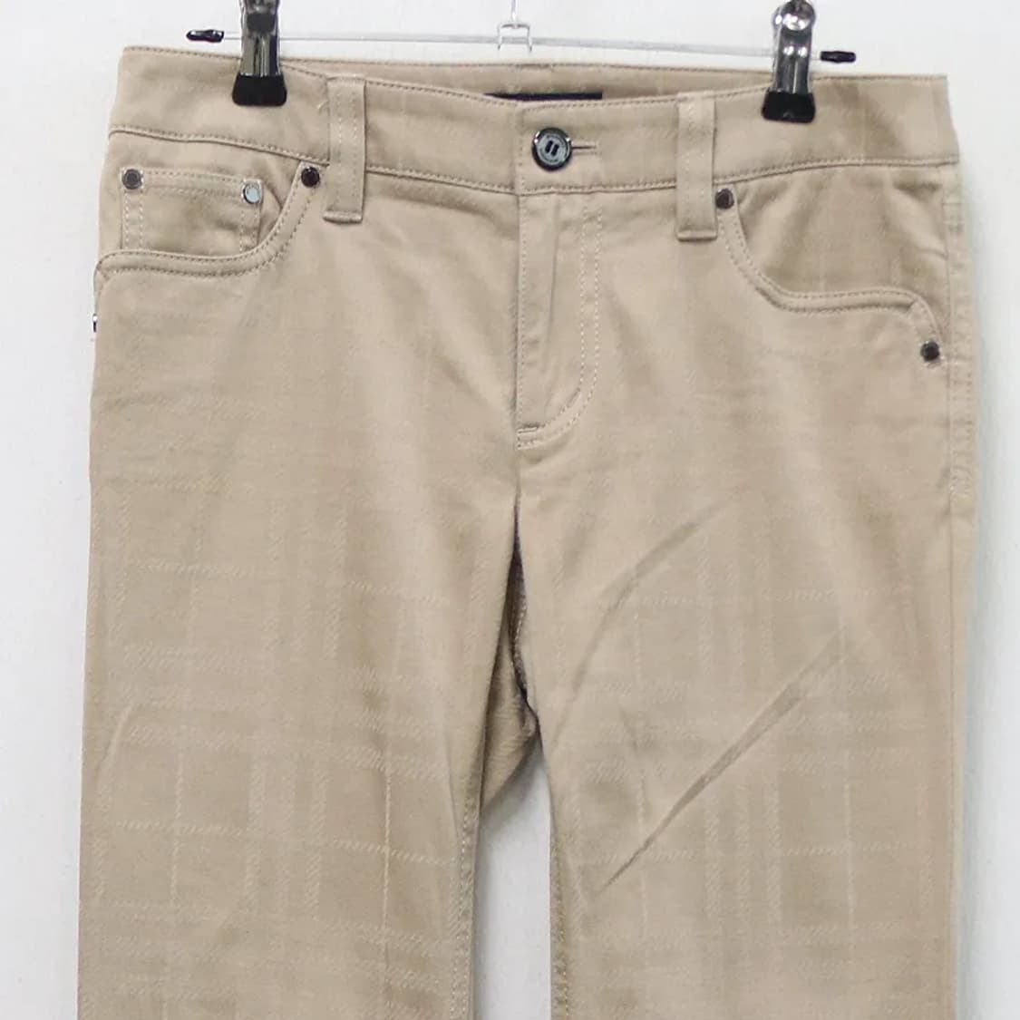 버버리 런던 체크 그라데이션 코튼 팬츠 61822 상품이미지3