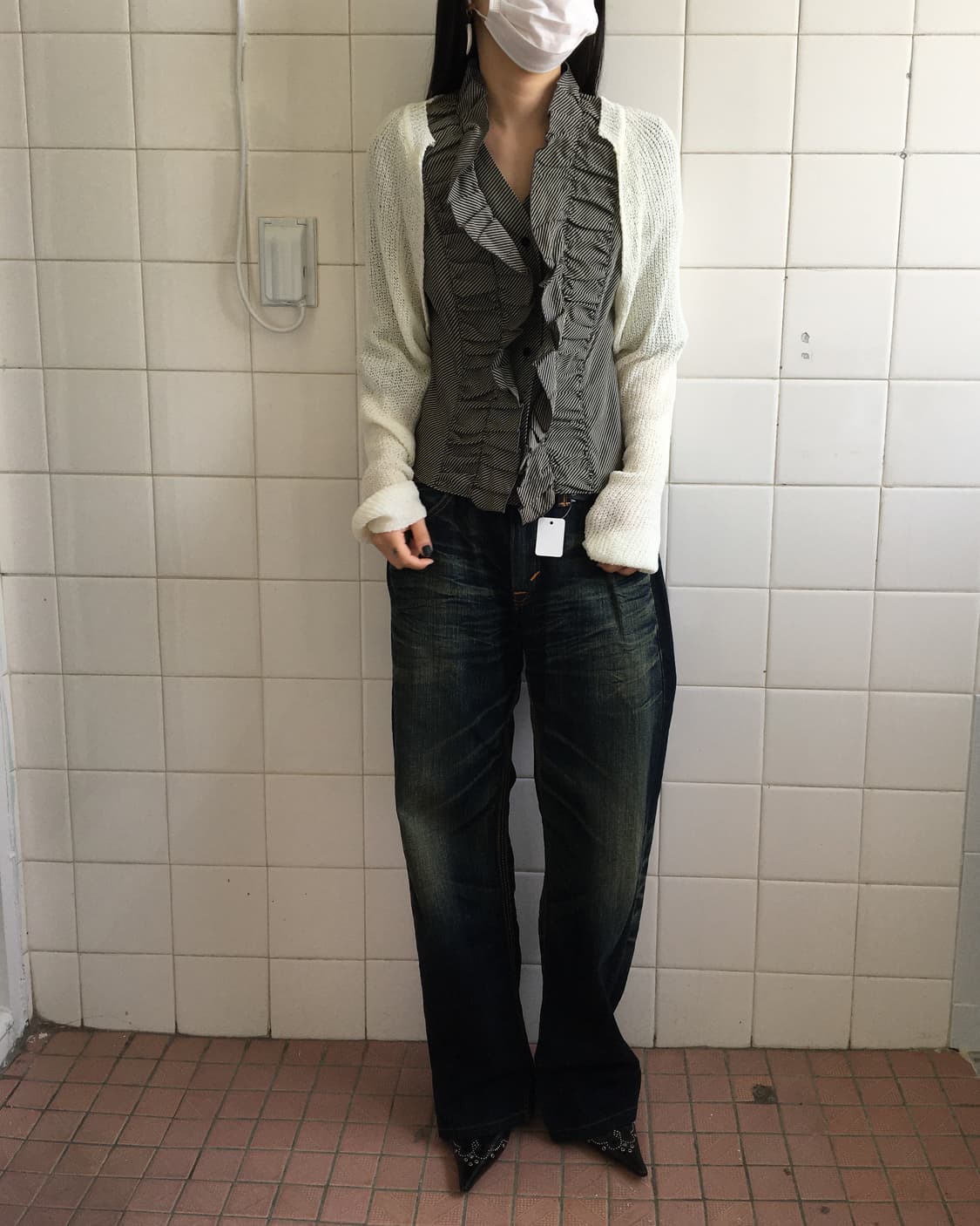 Open knit bolero 상품이미지5