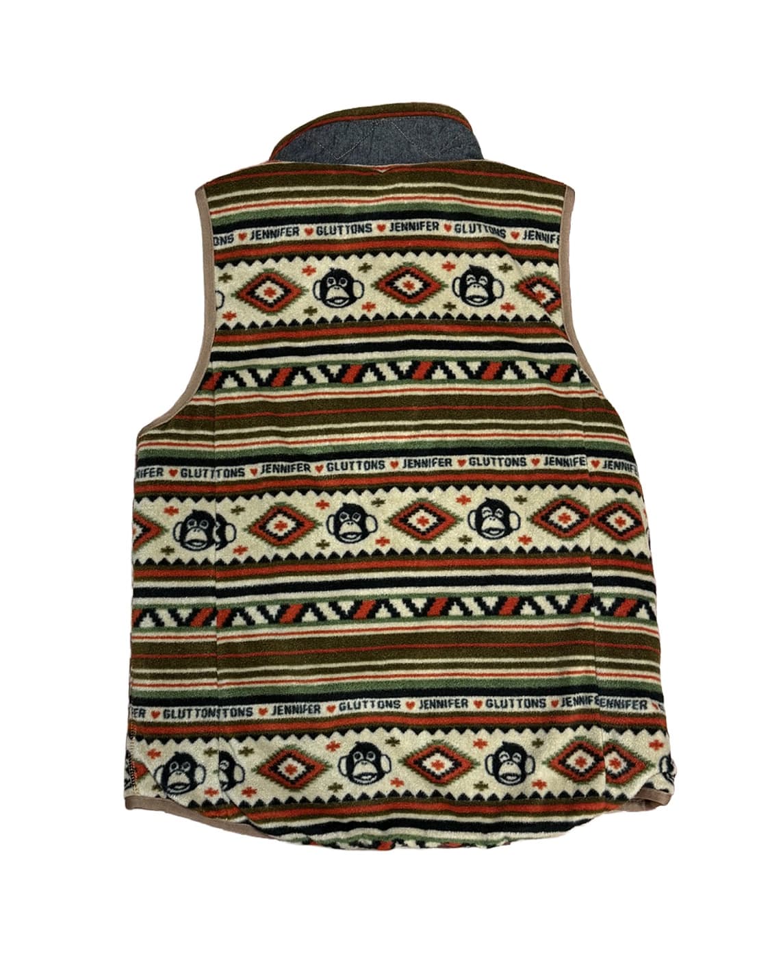 gluttons jennifer 리버시블 패딩 조끼 상품이미지4