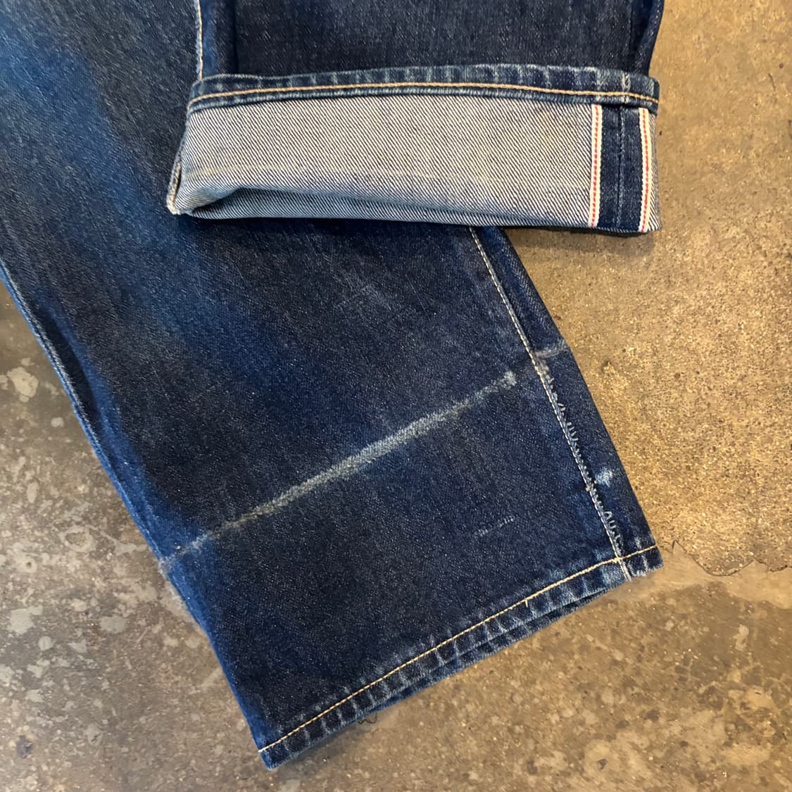 일본 에비수 신치백 셀비지 데님 팬츠 상품이미지8