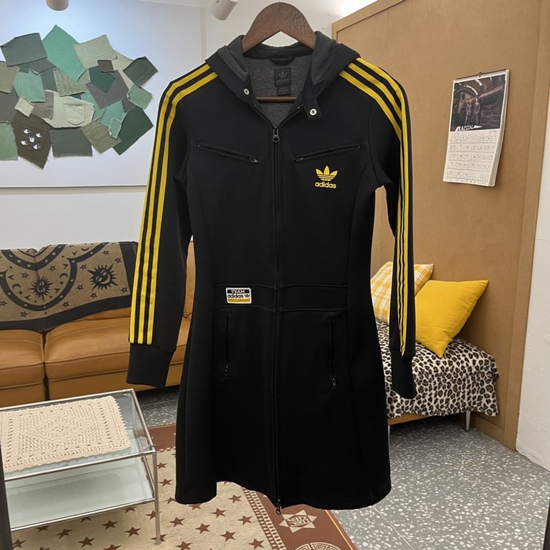 아디다스 흑탭 유로파 Y2K 키치 져지 미니 원피스 85 C10233 상품이미지3