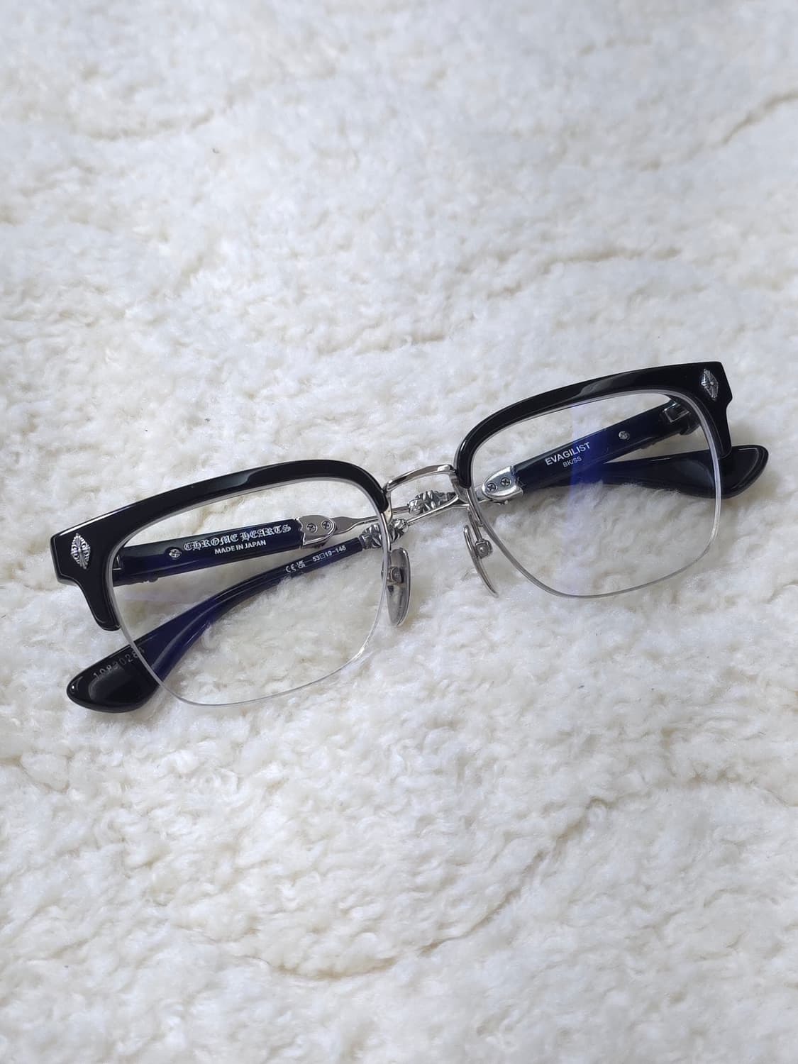 [OS] 크롬하츠 에바질리스트 안경 블랙 실버 상품이미지3
