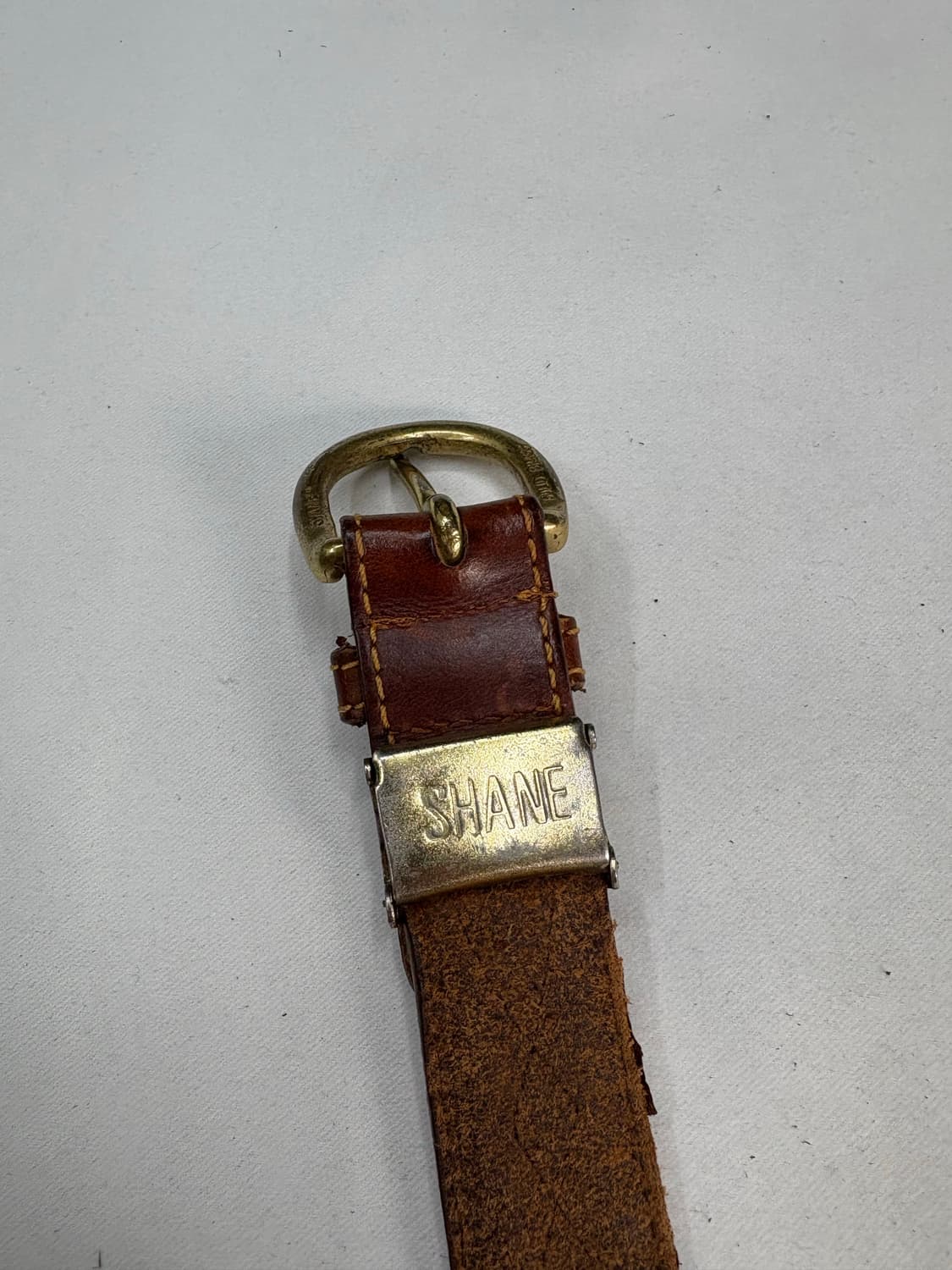 SHANE 빈티지 웨스턴 위빙 레더 벨트 상품이미지6