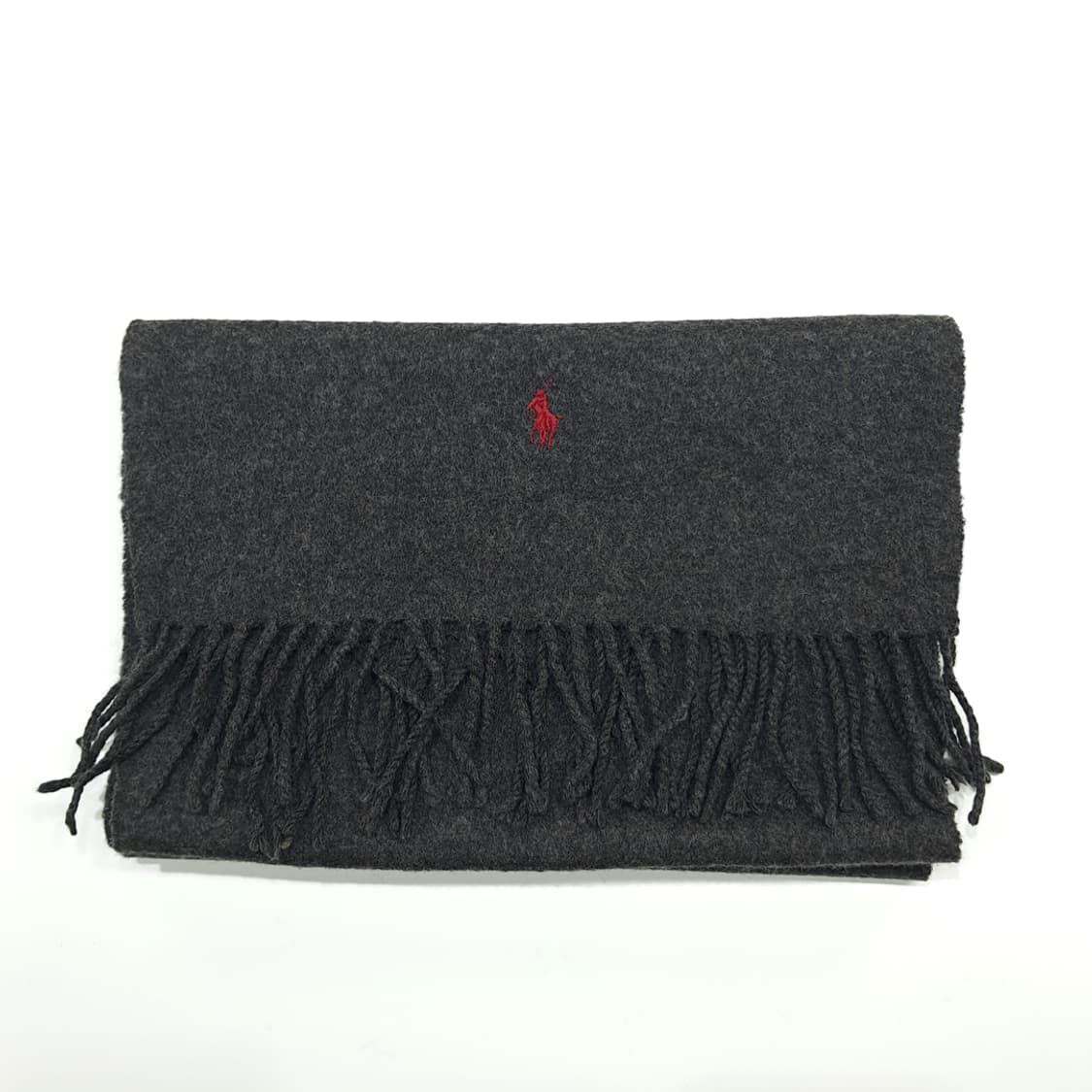 MX322 폴로 랄프로렌 차콜그레이 램스울 목도리 머플러 상품이미지7