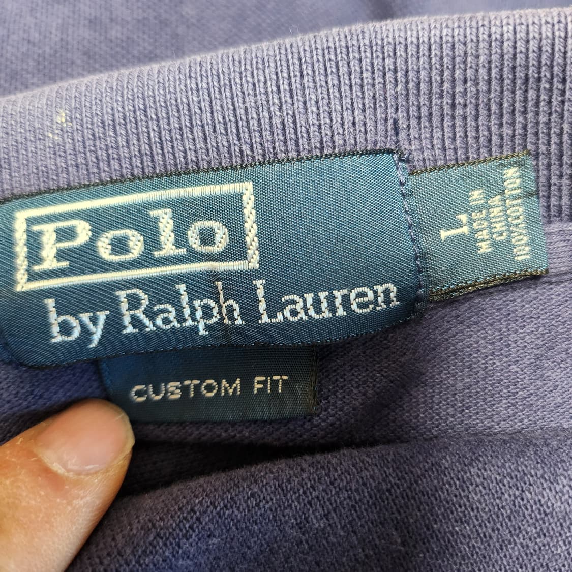 [L] 폴로 빅로고 긴팔 카라티 상품이미지3