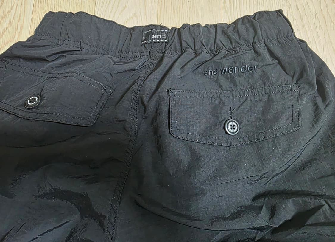 and wander　
카고팬츠 574-3182055 블랙 (사이즈：S) 상품이미지6