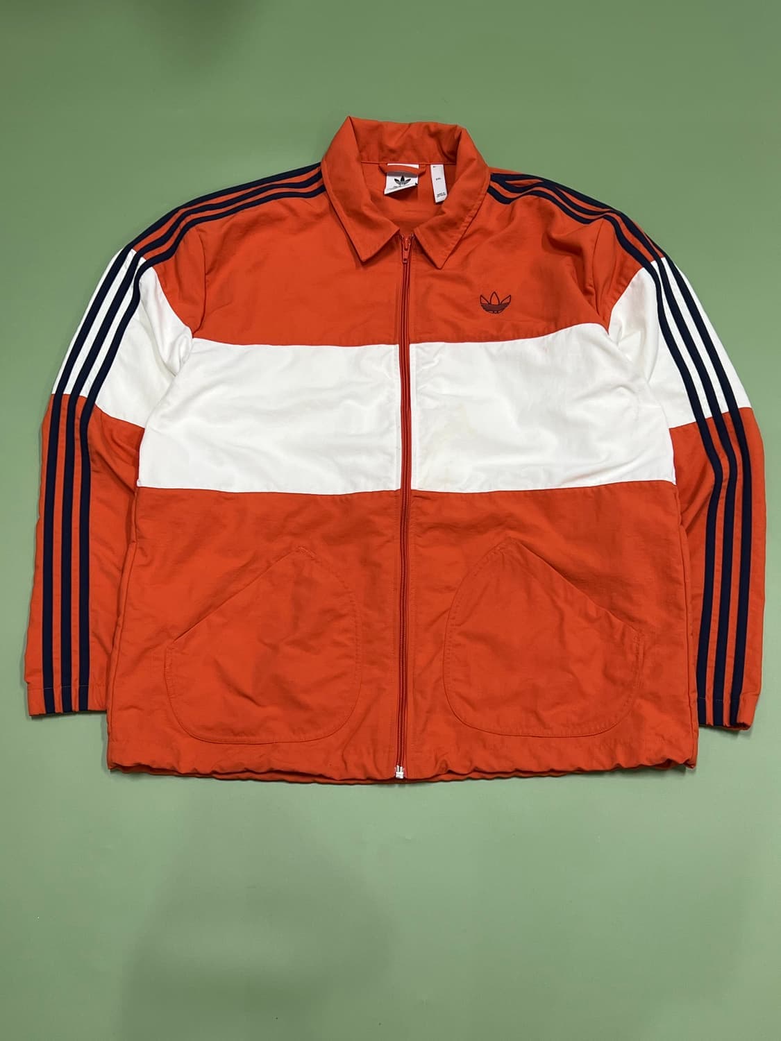 (XXL) 아디다스 올드스쿨 파이어버드 코치 집업 자켓 상품이미지2