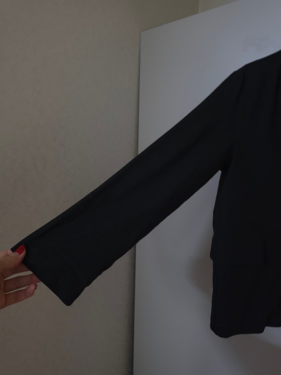 닉앤니콜 블랙 린넨자켓 상품이미지4