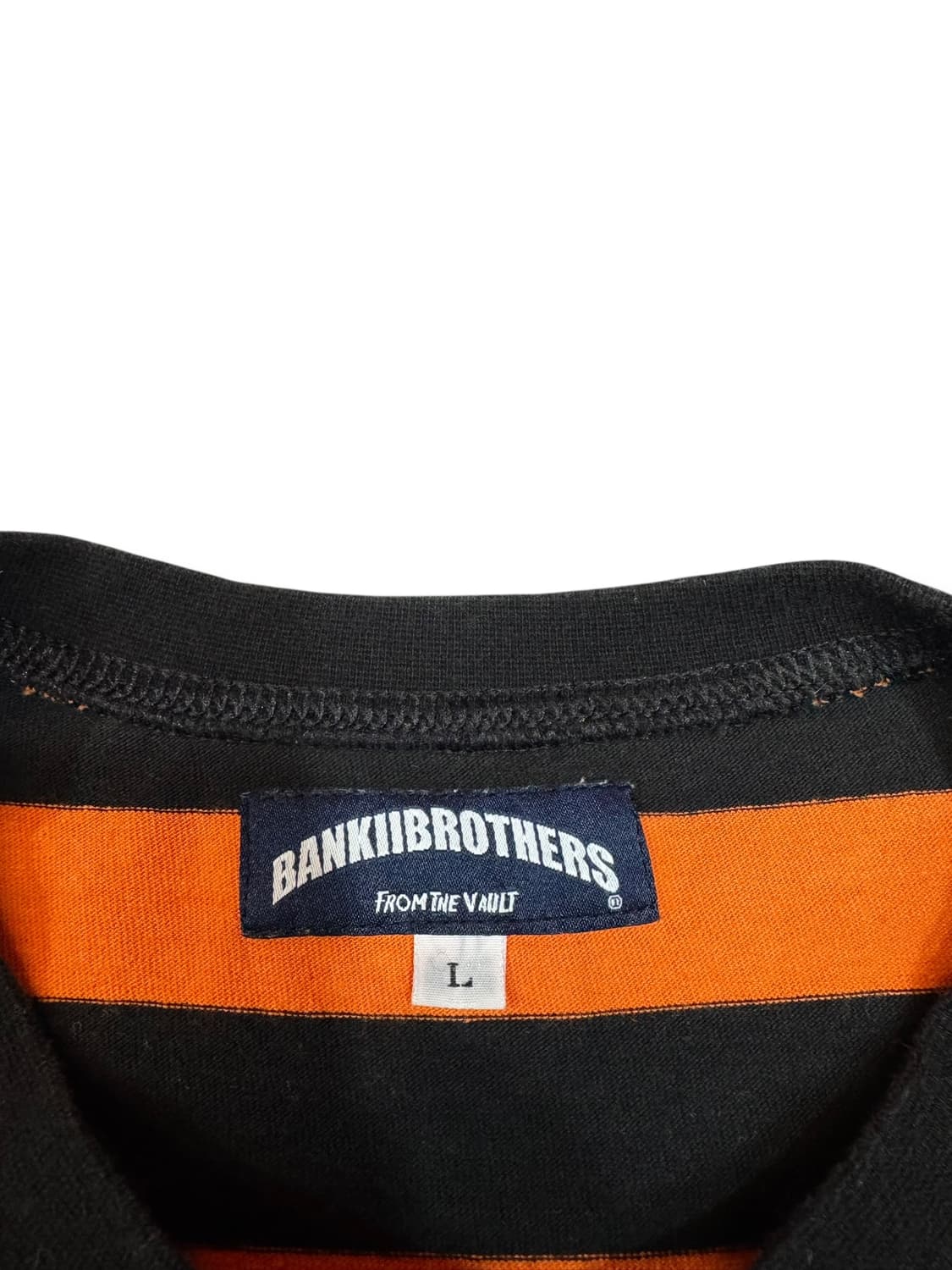 뱅크투브라더스 스트라이프 티셔츠 (L)   상품이미지4
