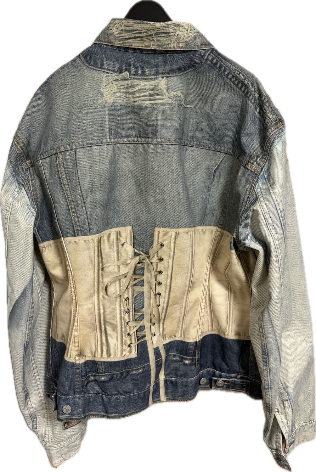 Acne Studios 트롱프뢰유 프린트 데님 재킷 50 상품이미지5