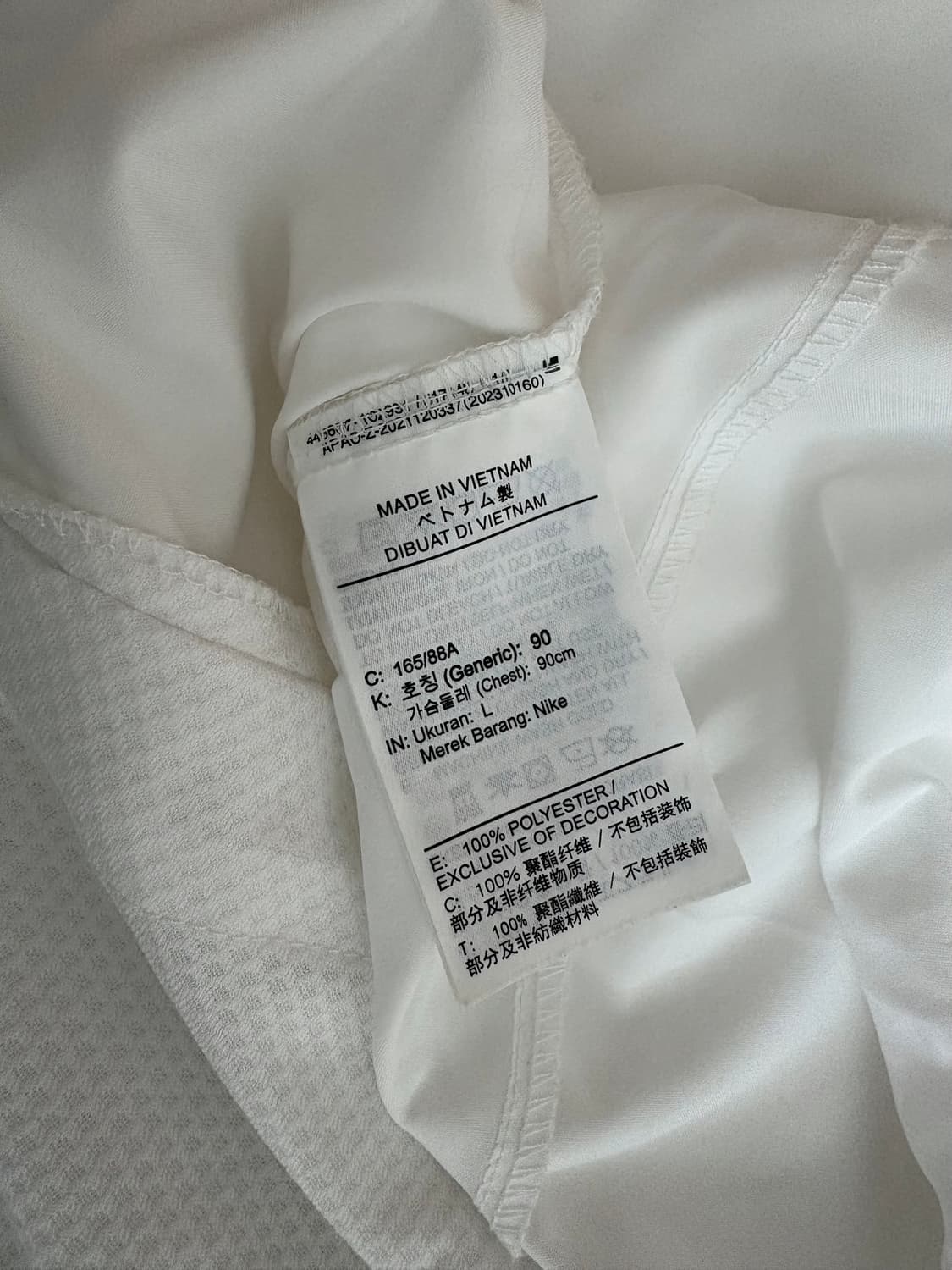 나이키 여성용 드라이핏 바람막이 자켓 화이트 상품이미지10