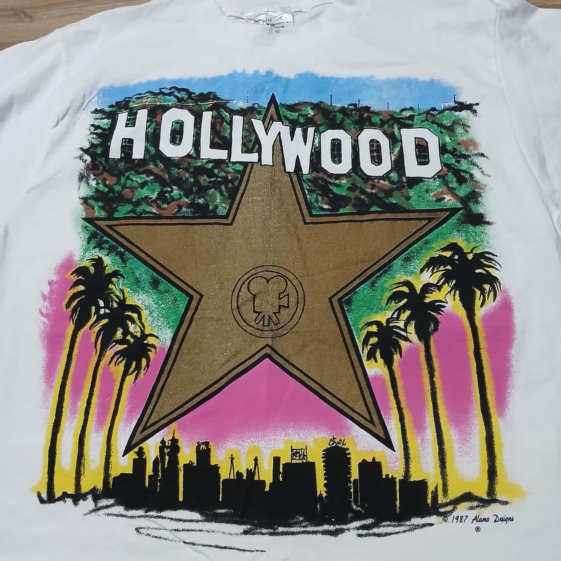 해외판 80s 알라모 할리우드 빈티지 반팔티 상품이미지6