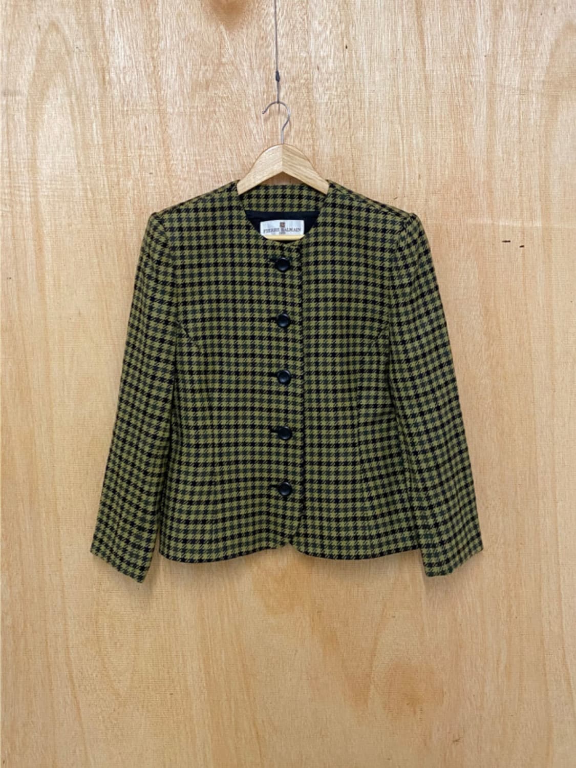 80's BALMAIN gun club check set up 상품이미지4