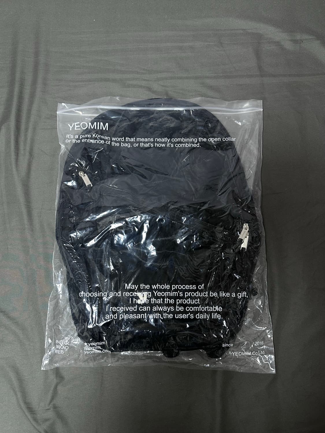 여밈 백팩 (단종제품) 상품이미지5