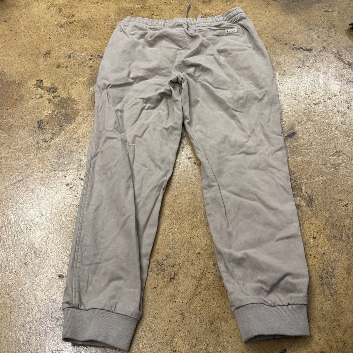 [정품/L] 스노우 피크 그레이 면 트레이닝 조거팬츠 b18 상품이미지3