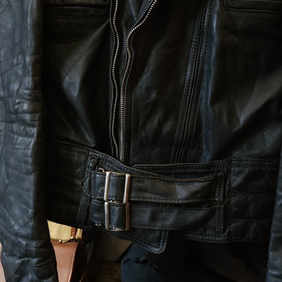 80s 빈티지 가죽자켓 독일 모터사이클 라이더 자켓 라이더 자켓 94 상품이미지8