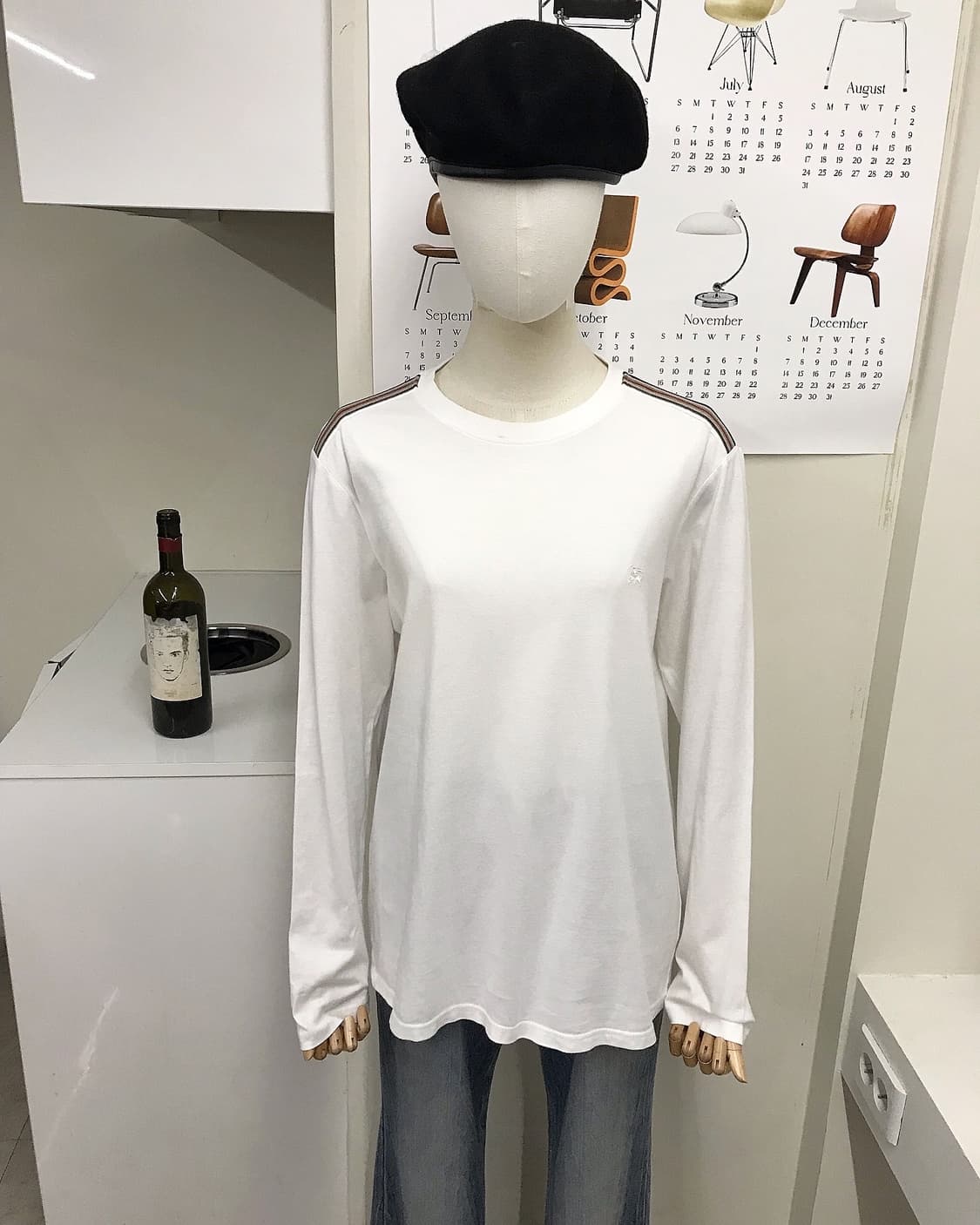 버버리 로고 롱슬리브 긴팔티 상품이미지5