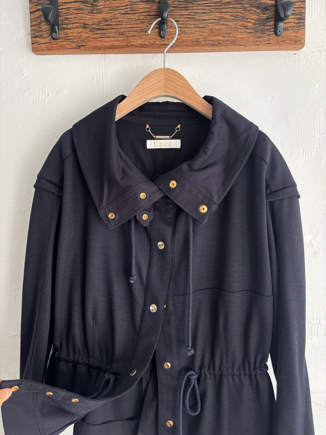 Chloe 끌로에 네이비 울 버튼 가디건  상품이미지6