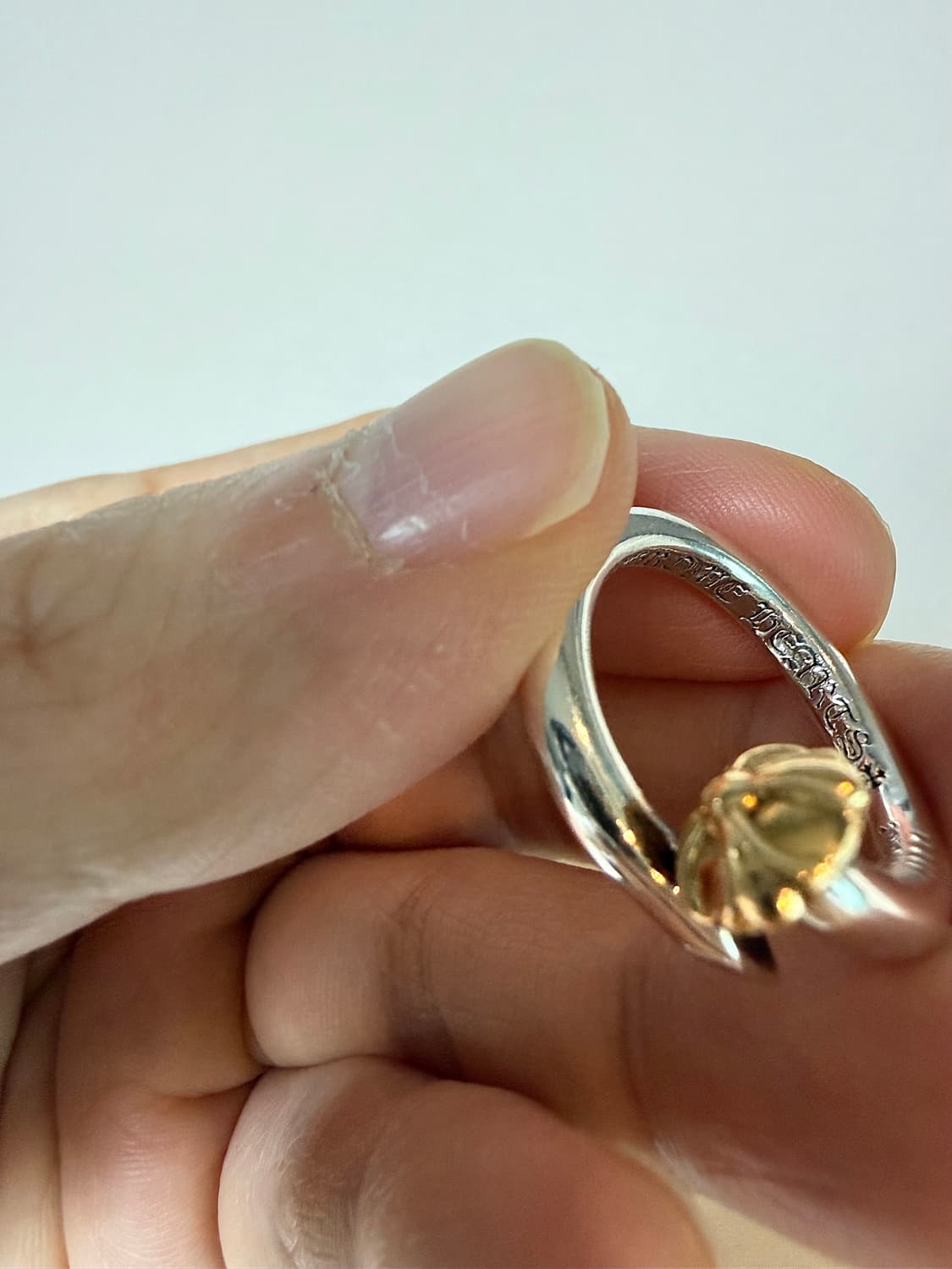 [US 7.5] 크롬하츠 네일 링 상품이미지2
