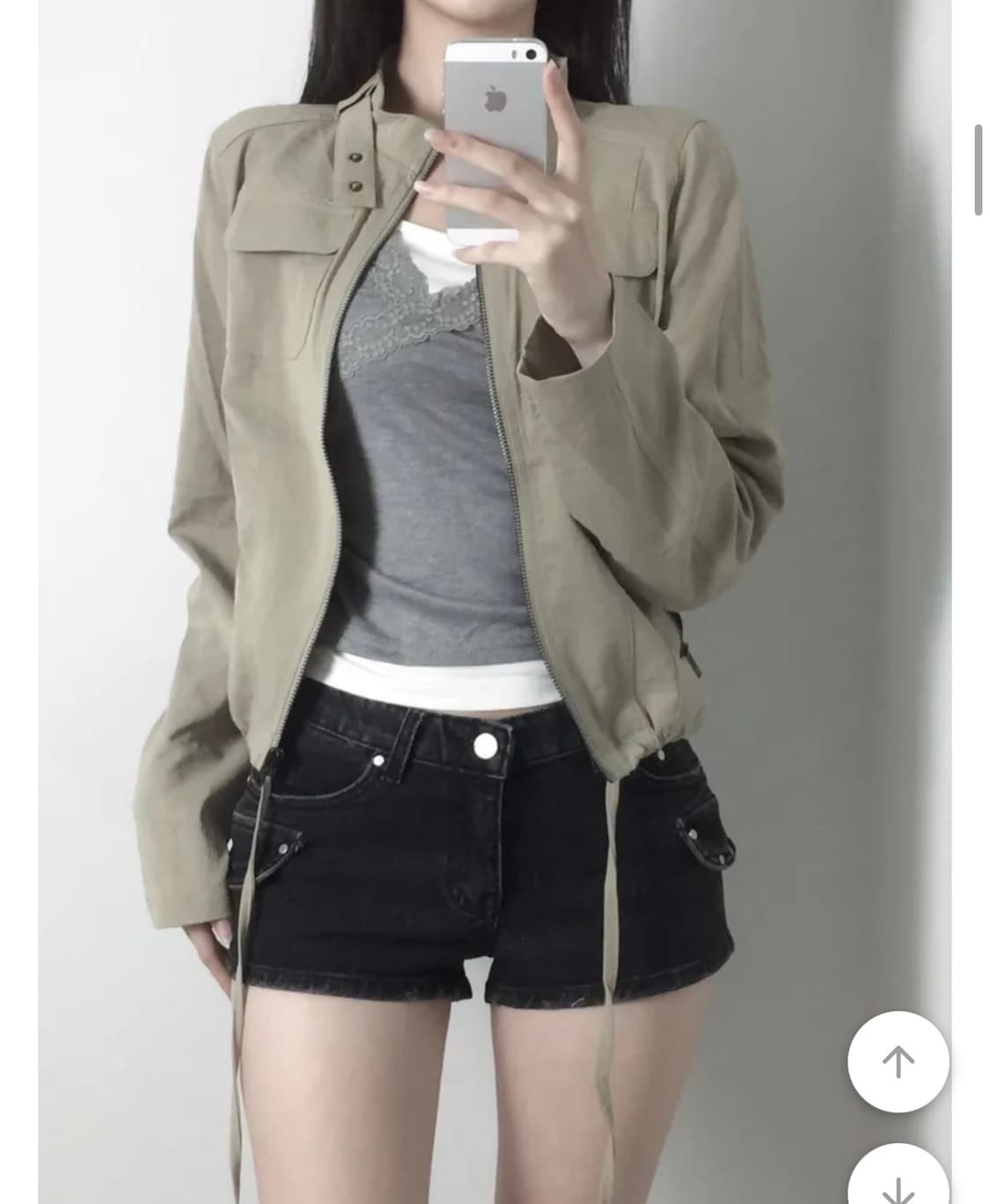 에이블리 빈티지 슬림 자켓  상품이미지3