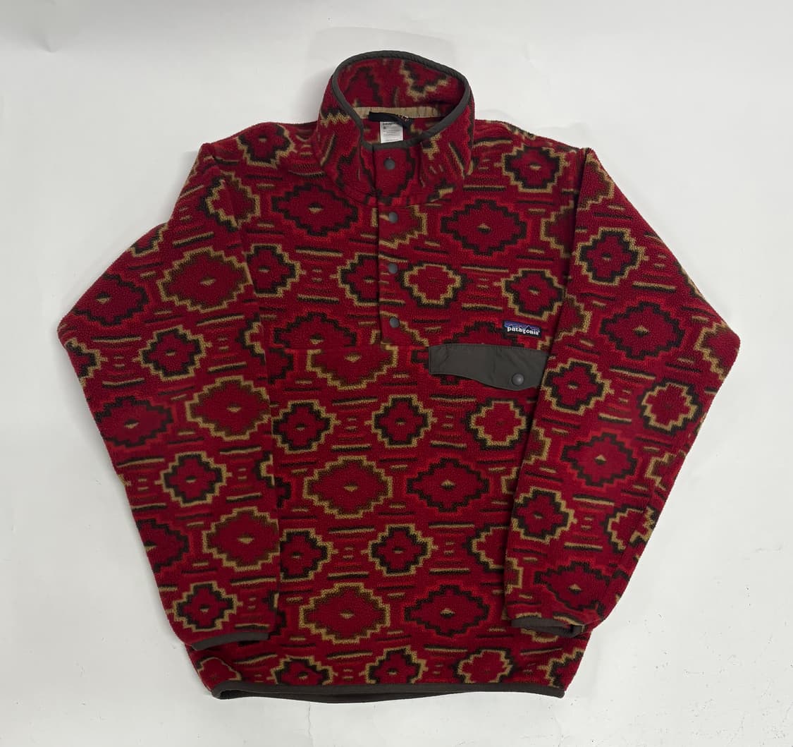 헤비모델)빈티지 신칠라 스냅티 아즈텍패턴 멘즈XS 상품이미지1